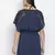 Combel solid blue becahwear kaftan