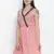Coral pink elasticated women beachdress