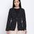 Smasher fling black  check pattern women blazer jacket