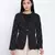 Smasher fling black  check pattern women blazer jacket