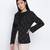 Smasher fling black  check pattern women blazer jacket