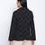 Smasher fling black  check pattern women blazer jacket