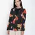Swanky litz floral print women blazer