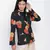 Swanky litz floral print women blazer