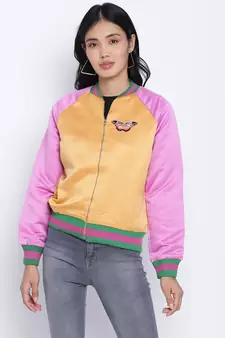 Bandish color comfy women Bomber jacket