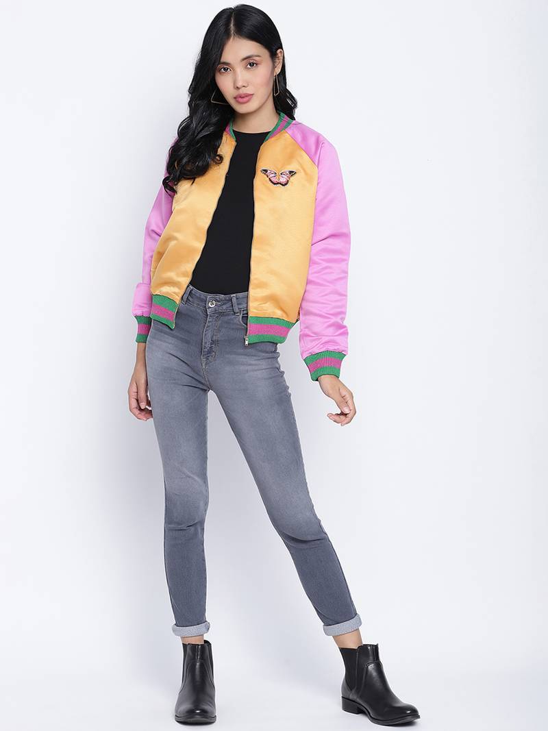 Bandish color comfy women Bomber jacket