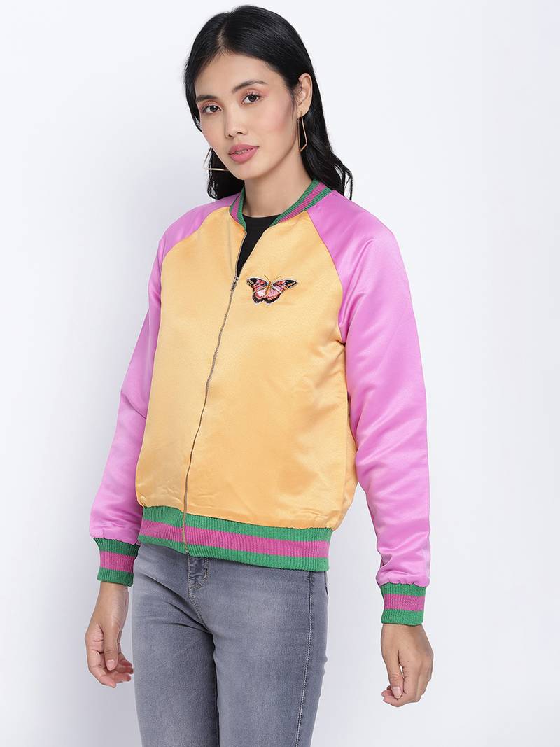 Bandish color comfy women Bomber jacket
