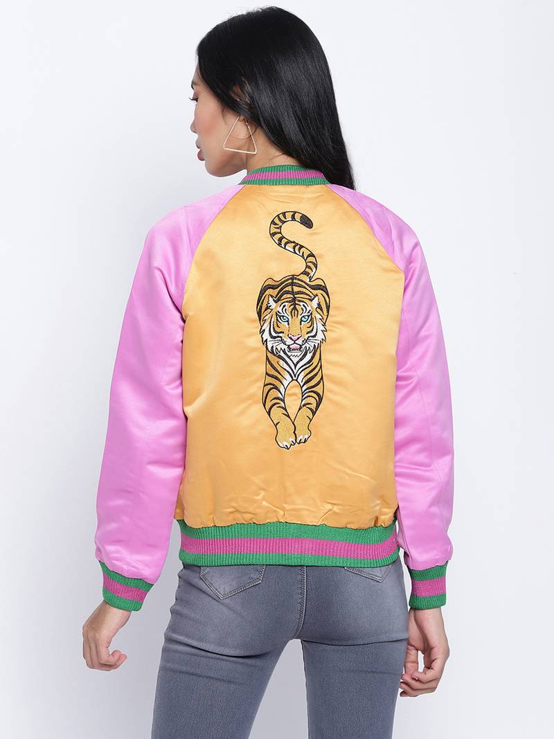 Bandish color comfy women Bomber jacket
