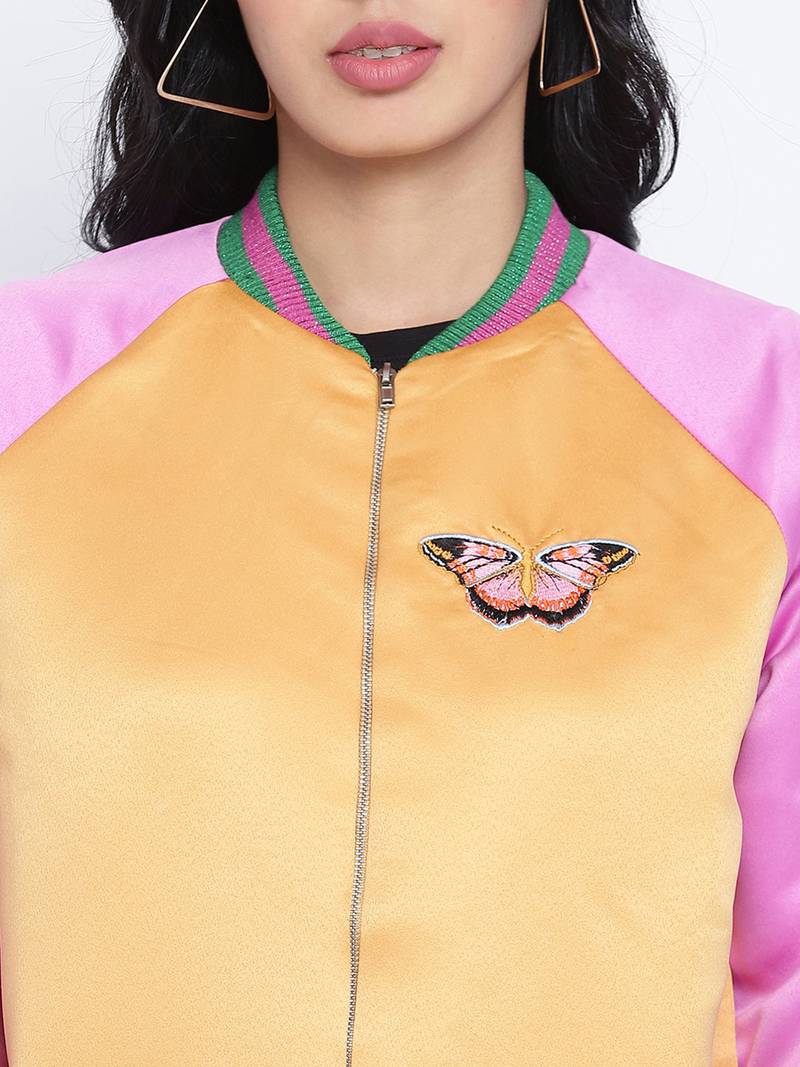 Bandish color comfy women Bomber jacket