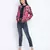 Rellish mutlicolor animal print women bomber jacket