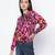 Rellish mutlicolor animal print women bomber jacket