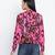 Rellish mutlicolor animal print women bomber jacket