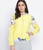 Dollistic Yellow women bomber jacket