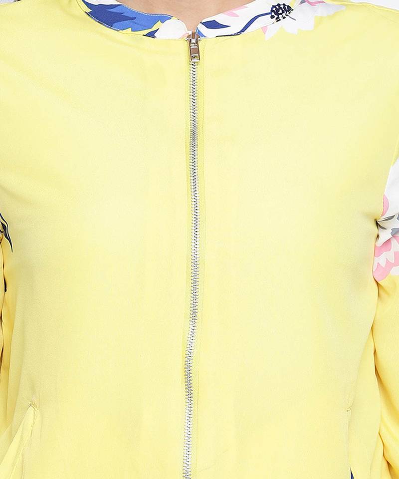 Dollistic Yellow women bomber jacket
