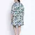 Drama mellz floral print plus szie tie knot dress
