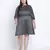 Joyeous polka dot plus szie tie knot dress