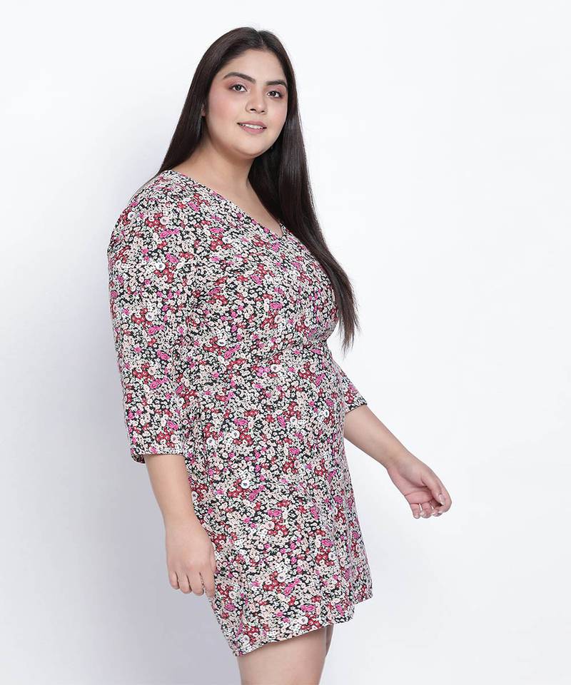 Bazzy Bliss muticolor plus szie dress