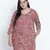 Slaazz orangtic printed plus size dress