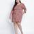 Slaazz orangtic printed plus size dress