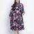 Party hep floral print plus size wpomen dress