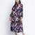 Party hep floral print plus size wpomen dress