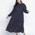 Aaquanic black printed plus size dresss