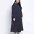 Aaquanic black printed plus size dresss