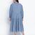 Sea shore aqua blue plus size dress