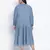 Sea shore aqua blue plus size dress