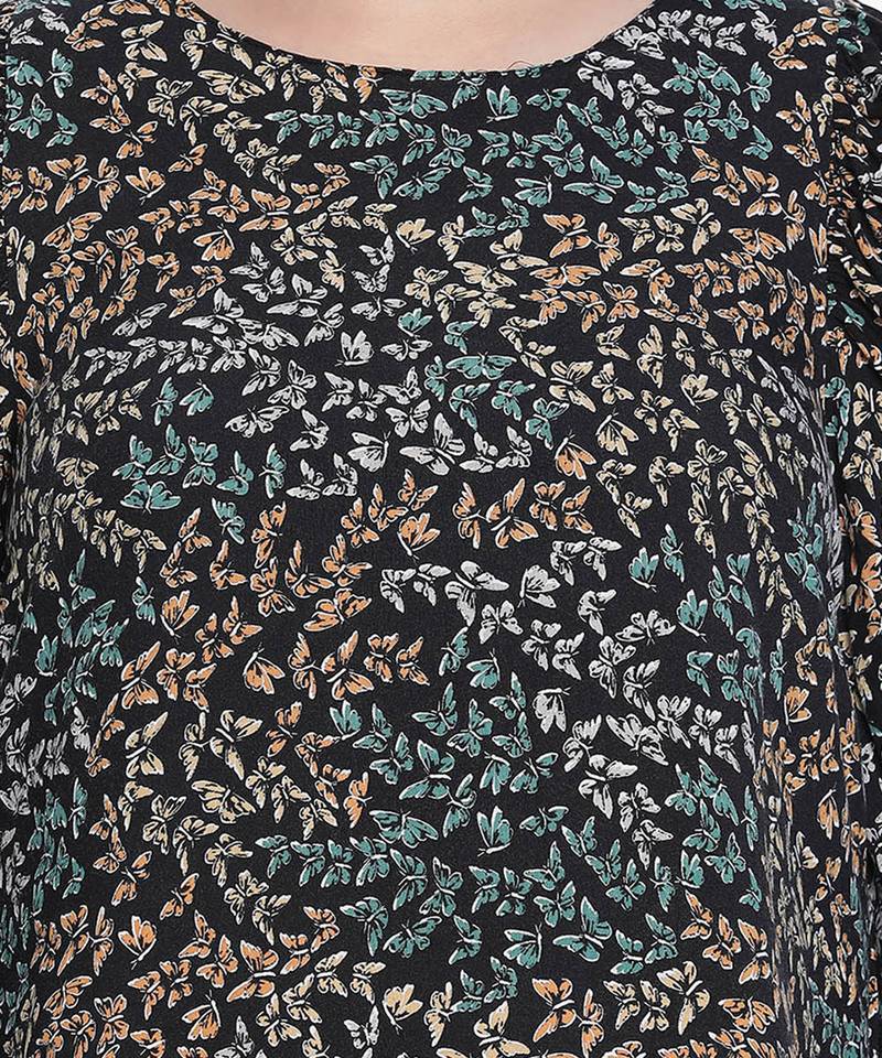 Gazzing multicolor animal printed plus size dress