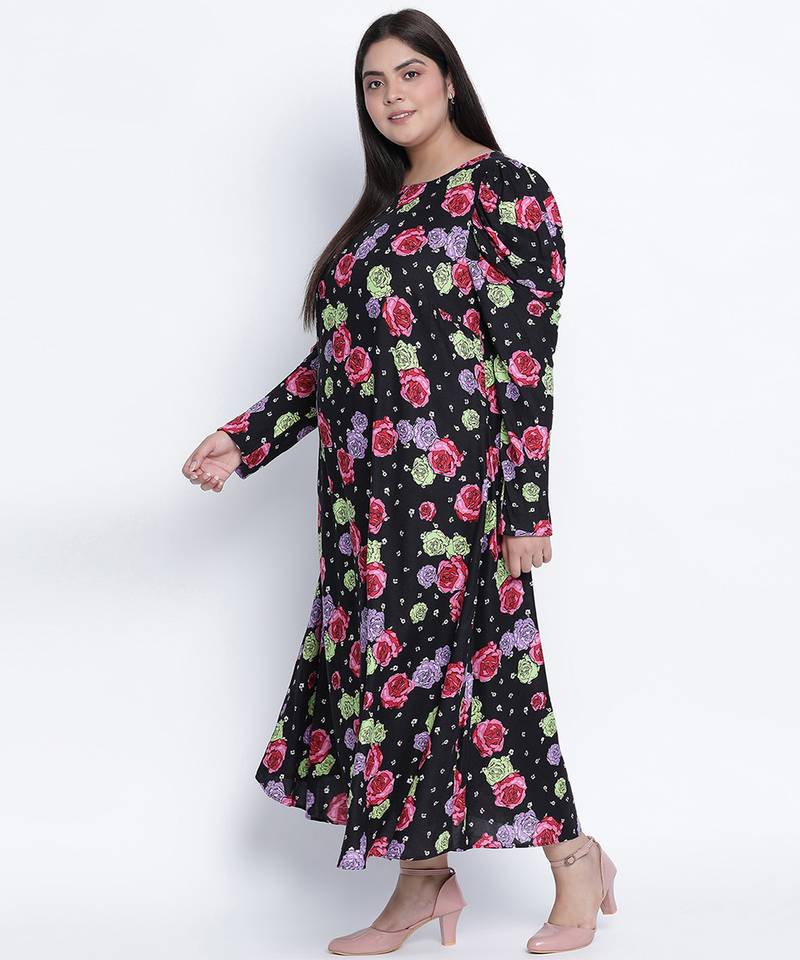 Maddlic floristic plus size dress
