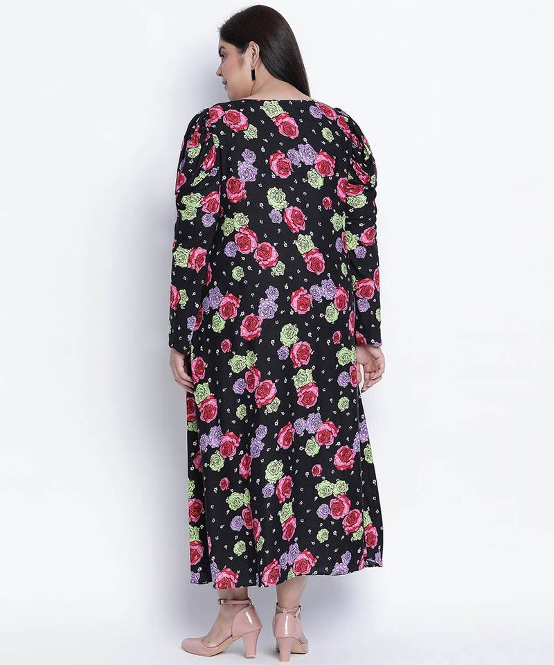 Maddlic floristic plus size dress