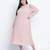 Bizzarie peach bon-bon moss plus size dress