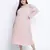Bizzarie peach bon-bon moss plus size dress