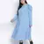 Dolphin Poly Dobby blue plus size dress