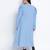 Dolphin Poly Dobby blue plus size dress