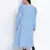Dolphin Poly Dobby blue plus size dress