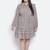 Cantallic geometric print button-down plus size dress