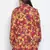 Floral bud button-down plus size dress