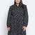 Fly High polka print button down plus size women dress