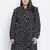 Fly High polka print button down plus size women dress
