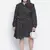 Fly High polka print button down plus size women dress