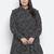 Jabllic black floral printv button down plus size dress
