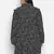 Jabllic black floral printv button down plus size dress