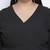 Paradise  solid black plus size women dress