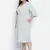 Pazzara light grey plus-size women's dress.