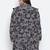 Precious floral print button-down plus size women dress