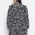 Precious floral print button-down plus size women dress