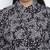 Precious floral print button-down plus size women dress