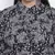Precious floral print button-down plus size women dress